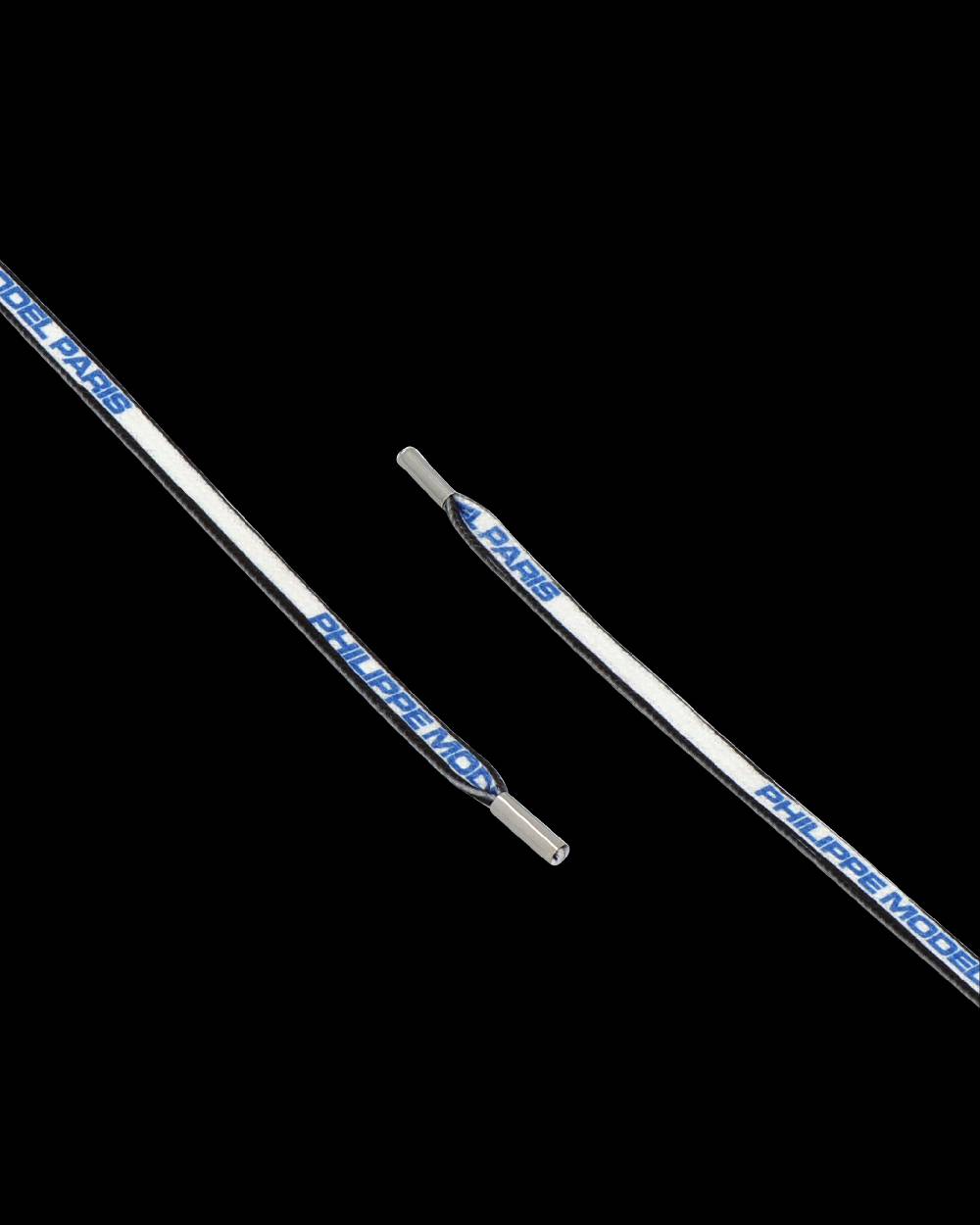 Philippe Model Lacci da Uomo Bianchi e Blu in Cotone Liquidazione
