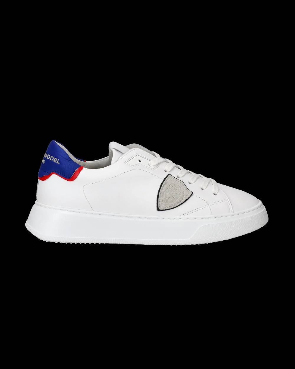 Philippe Model Sneaker bassa Temple uomo - bianco, rosso e blu Offerte giornaliere