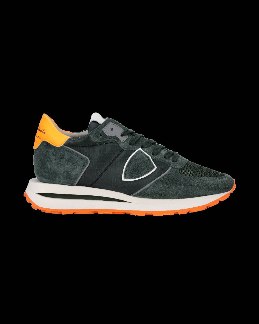 Philippe Model Sneaker basse Tropez Haute uomo - verde e arancione Enormi risparmi