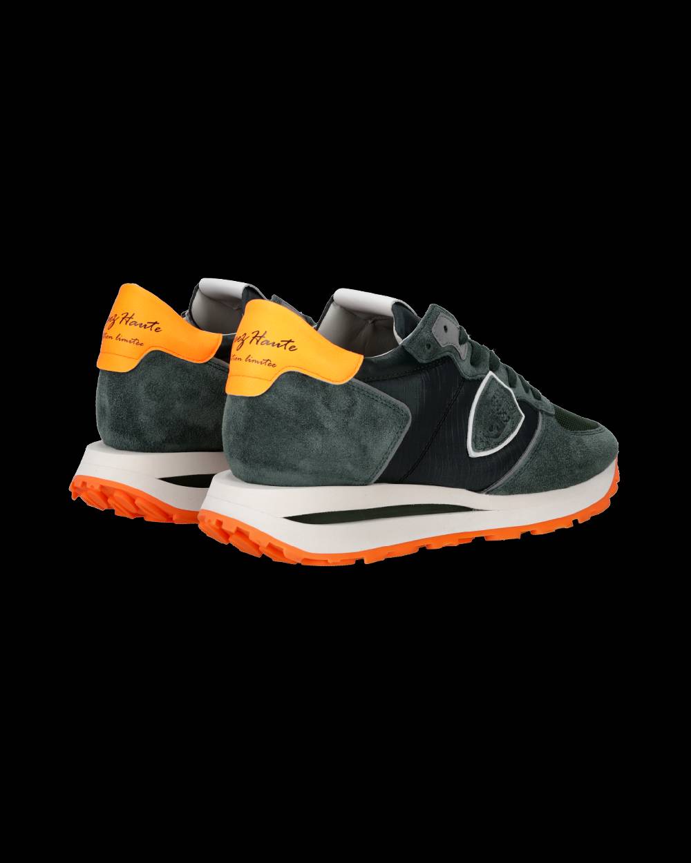 Philippe Model Sneaker basse Tropez Haute uomo - verde e arancione Enormi risparmi