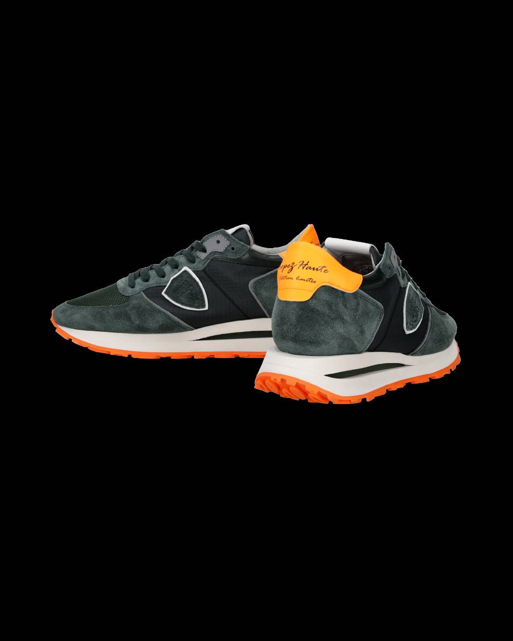Philippe Model Sneaker basse Tropez Haute uomo - verde e arancione Enormi risparmi