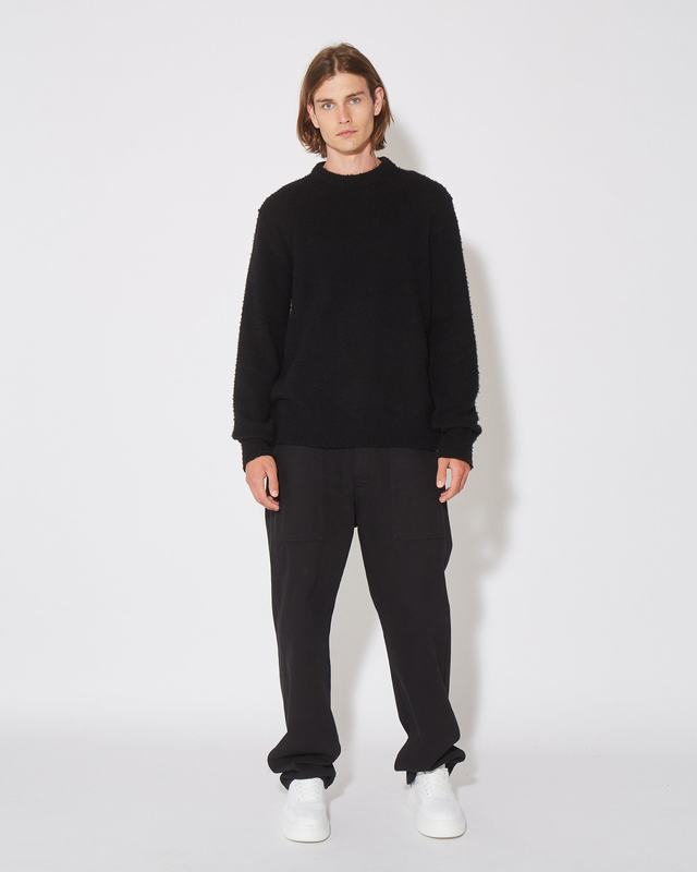 Philippe Model Felpa Rafael da Uomo Nera in Lana Rilascio limitato