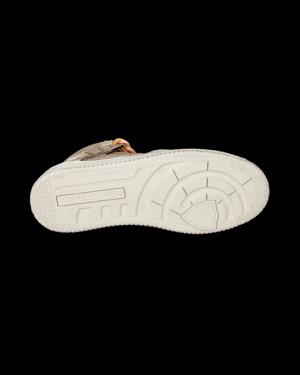 Philippe Model Sneakers Alte La Grande da Uomo Platinium in Pelle Metal Ultimo giorno
