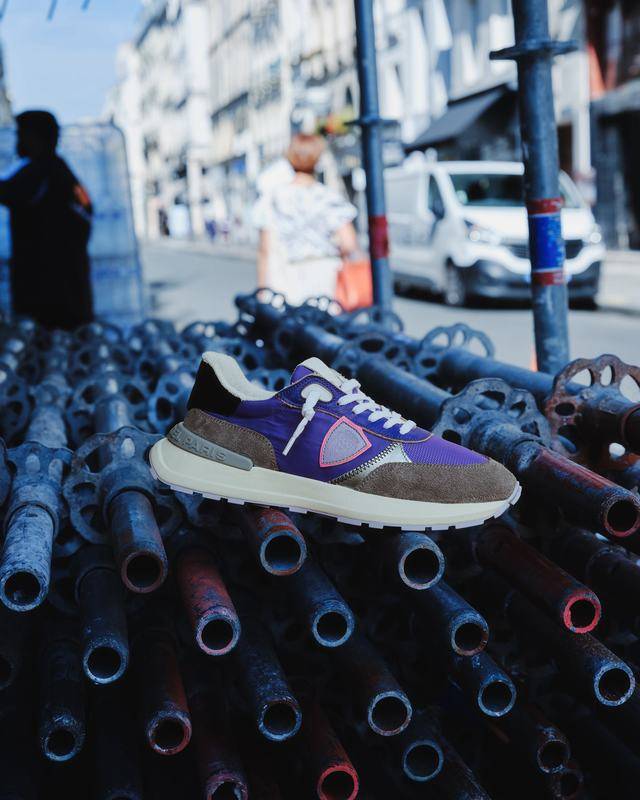 Philippe Model Sneaker running basse Antibes donna - viola e grigio Offerta speciale della fabbrica