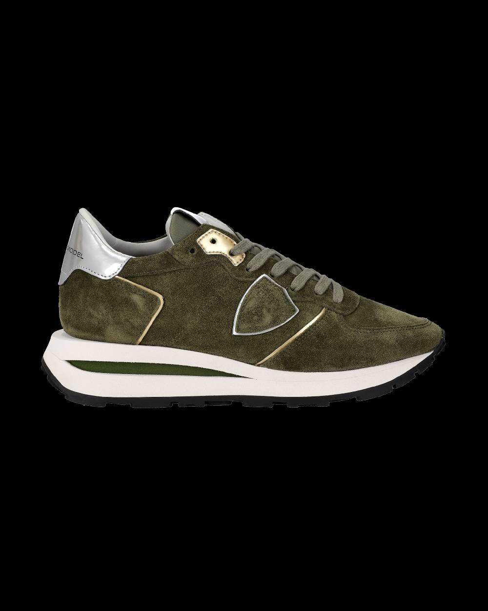 Philippe Model Sneaker basse Tropez Haute donna - verde Fino al 55% di sconto