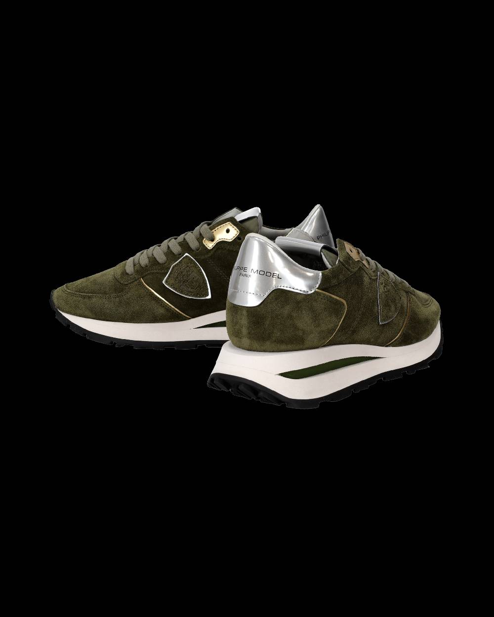 Philippe Model Sneaker basse Tropez Haute donna - verde Fino al 55% di sconto
