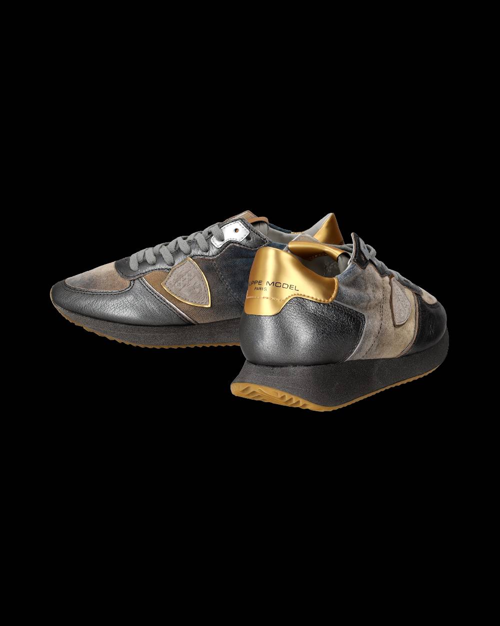Philippe Model Sneaker basse Trpx donna - blu acqua e oro Discount Store per i nuovi prodotti