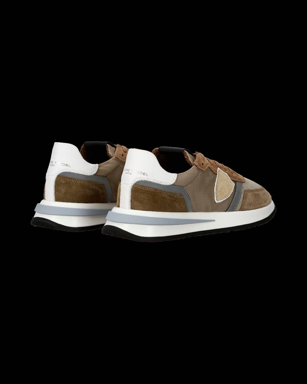 Philippe Model Sneaker casual Tropez 2.1 da uomo in nylon e pelle - Tortora Limitato a 3 giorni