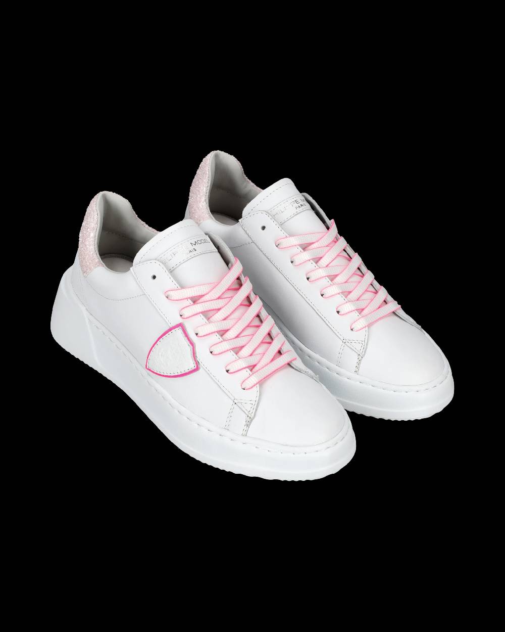 Philippe Model Sneaker bassa Tres Temple - bianco e fucsia 50% di sconto per tempo limitato