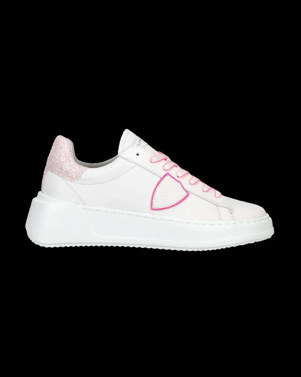 Philippe Model Sneaker bassa Tres Temple - bianco e fucsia 50% di sconto per tempo limitato