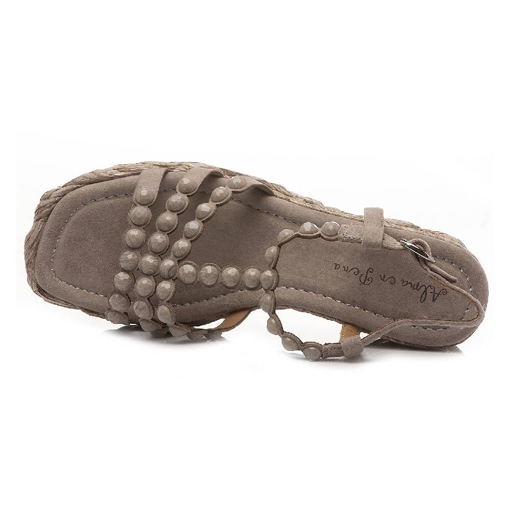 Alma En Pena Zeppe V23578 Tortora Promozione Limitata