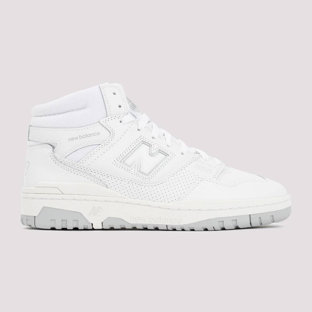﻿NEW BALANCE  Sneakers Alte Bianche in Pelle Uomo New Balance 650 In Vendita