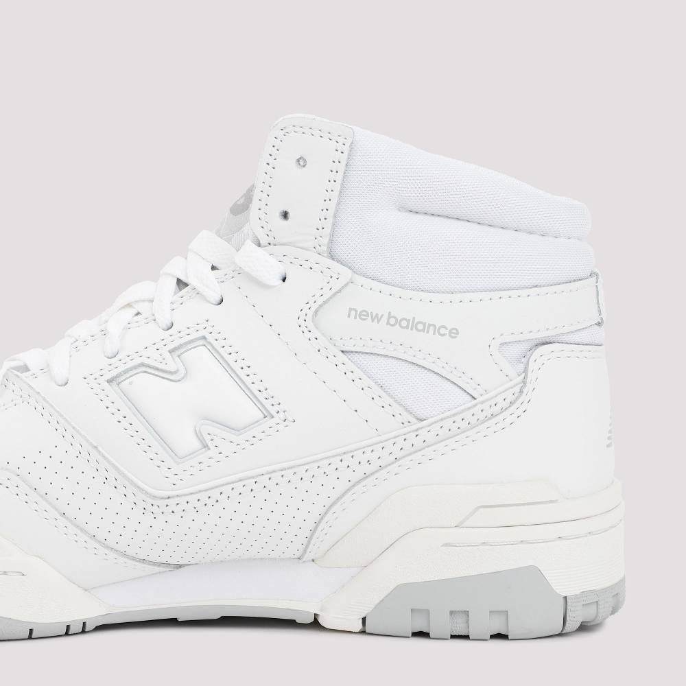 ﻿NEW BALANCE  Sneakers Alte Bianche in Pelle Uomo New Balance 650 In Vendita