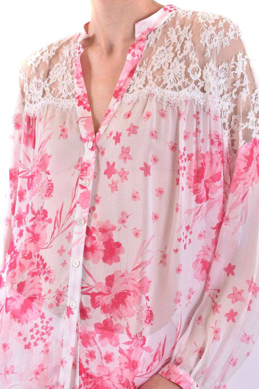 ERMANNO SCERVINO  Camicia Bianca in Viscosa da Donna Ermanno Scervino Saldi Di Fabbrica