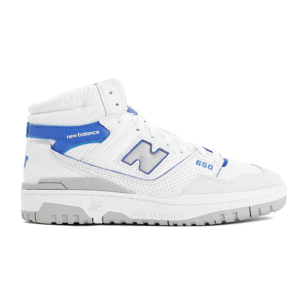 NEW BALANCE  Sneakers New Balance 650 in Pelle Bianco & Blu - Uomo