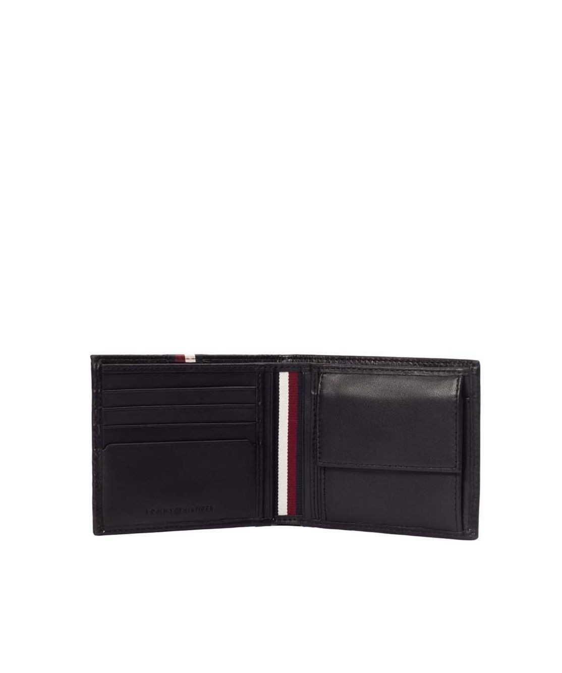 TOMMY HILFIGER  Portafoglio Uomo Pelle Nera Tommy Hilfiger Sottocosto