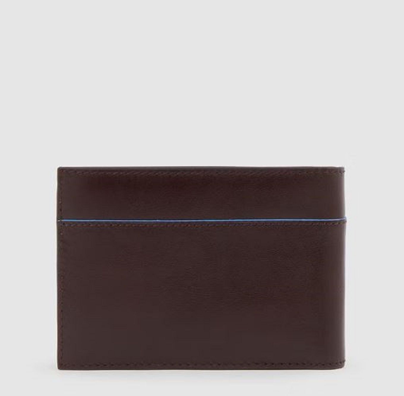 PIQUADRO  Portafoglio Piquadro in Pelle Marrone Scuro - Compatto ed Elegante Outlet