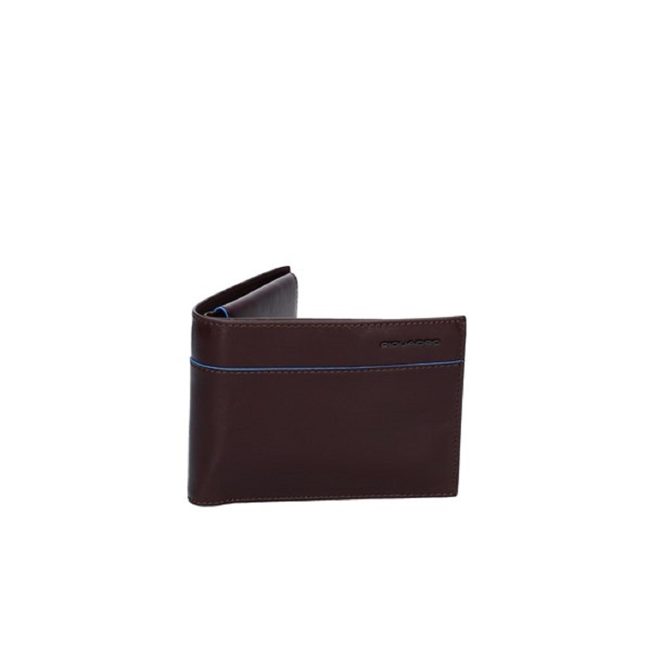 PIQUADRO  Portafoglio Piquadro in Pelle Marrone Scuro - Compatto ed Elegante Outlet