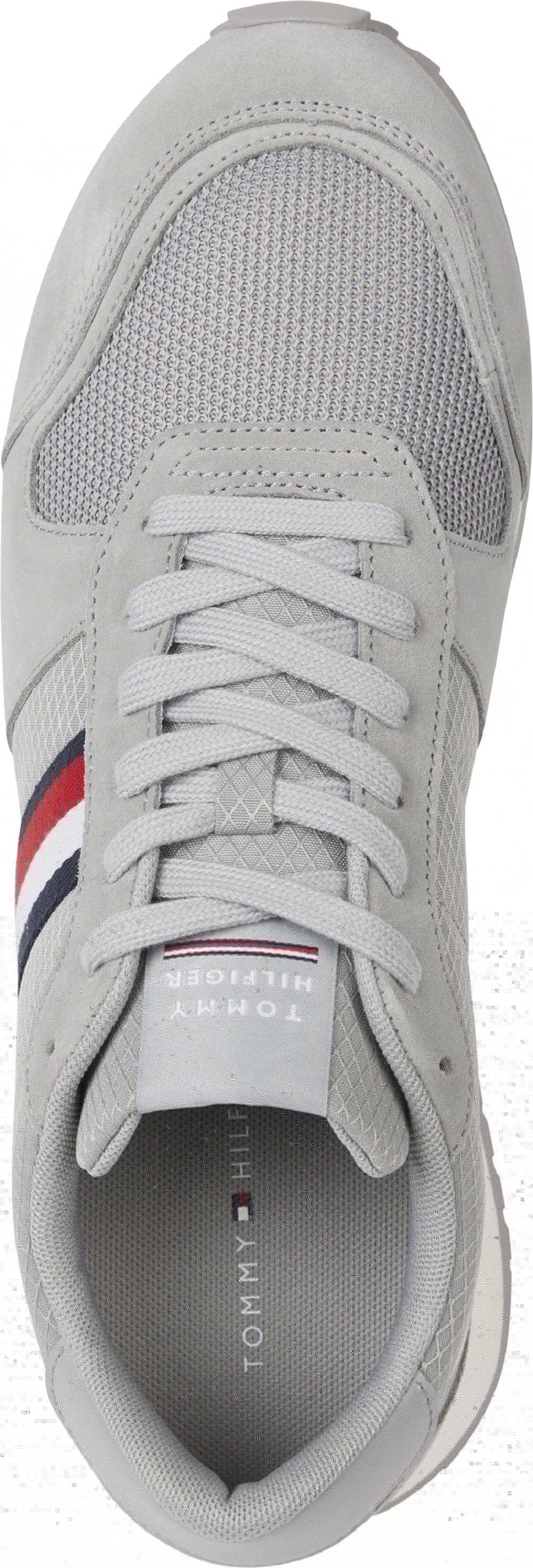 TOMMY JEANS  Sneakers Grigie Uomo in Pelle e Tessuto Tommy Jeans Grande vendita