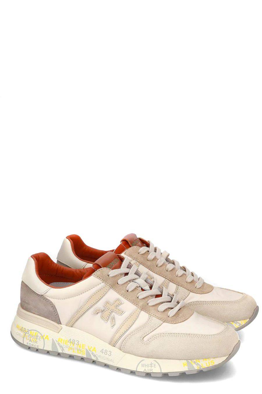 PREMIATA  Sneakers in Pelle Uomo PREMIATA LANDERVAR Multicolor Saldi Di Fabbrica