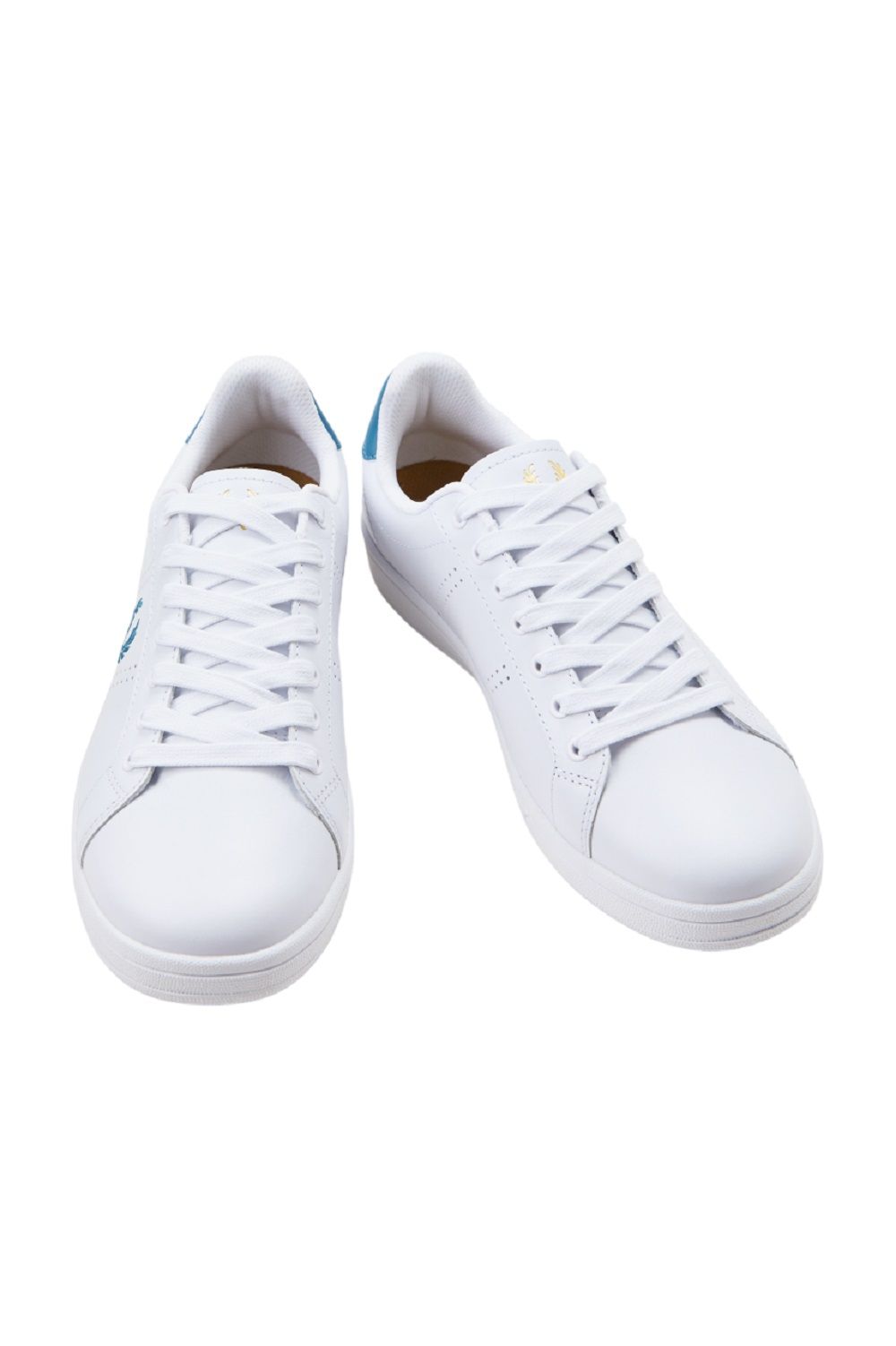 FRED PERRY  Sneakers Bianche in Pelle Fred Perry B721 Italy