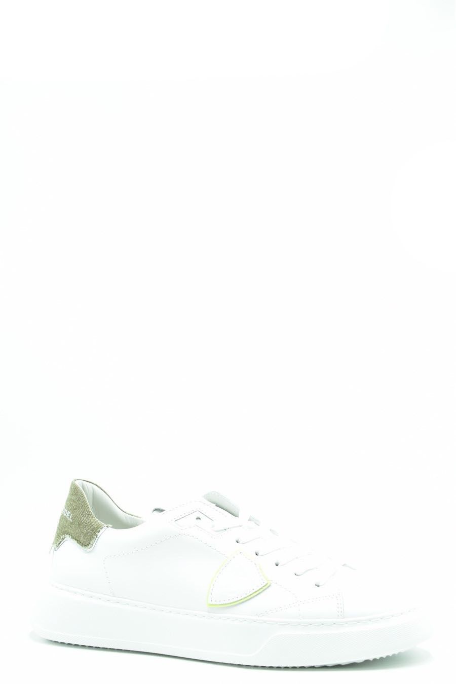 PHILIPPE MODEL  Sneakers in Pelle Bianca Uomo Philippe Model BTLUVCD2
