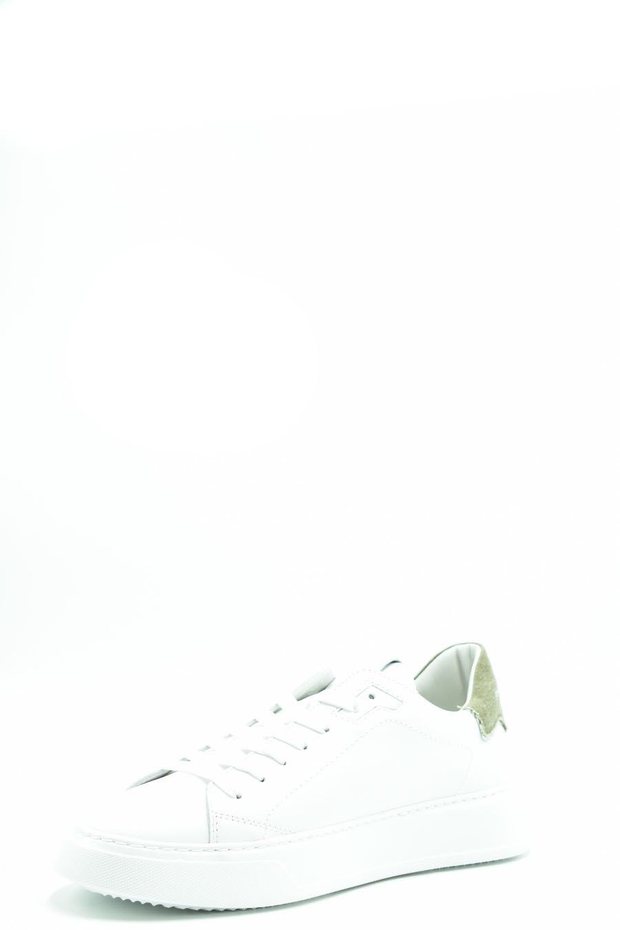 PHILIPPE MODEL  Sneakers in Pelle Bianca Uomo Philippe Model BTLUVCD2 In Linea