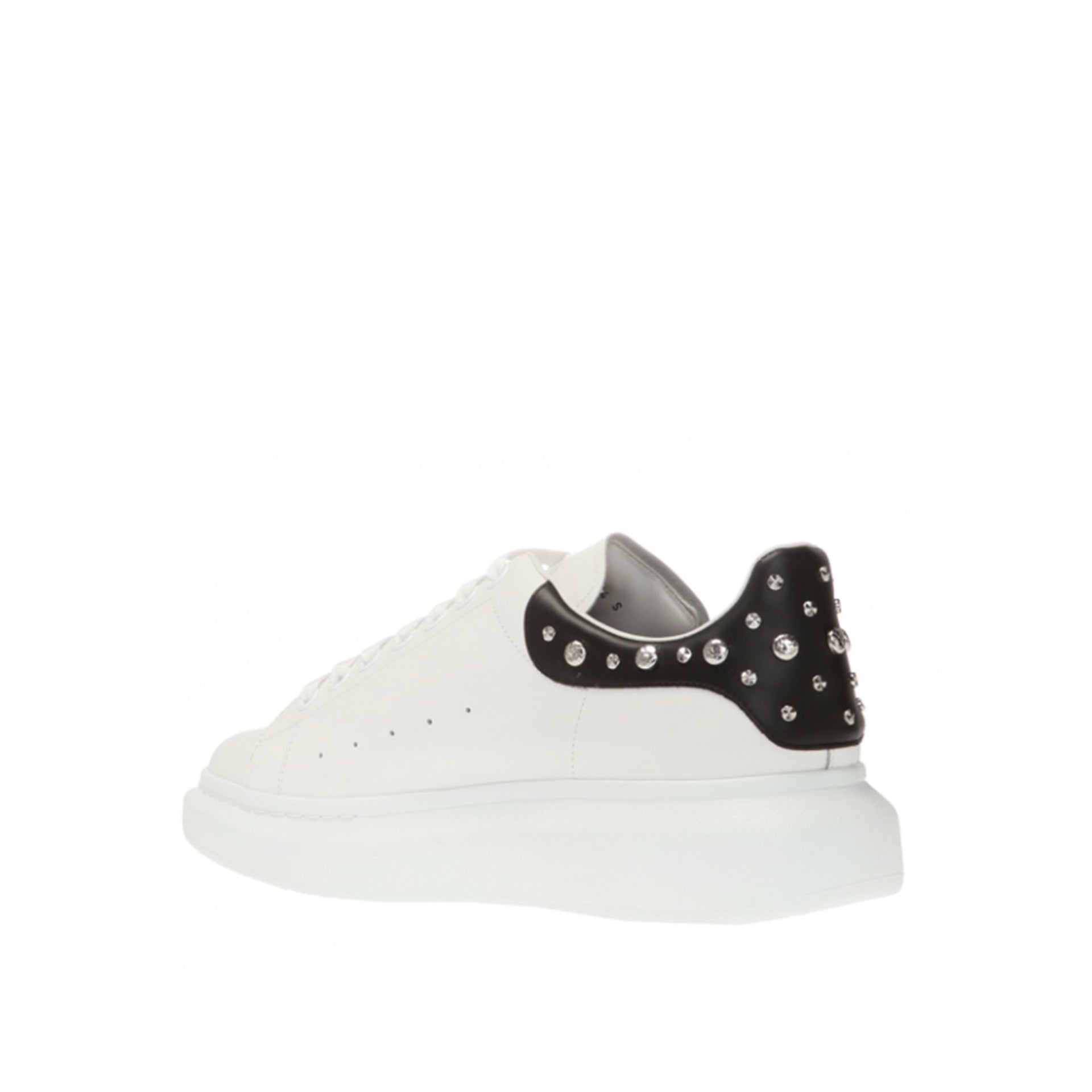 ALEXANDER MCQUEEN  Sneakers in Pelle Borchiata Bianche Alexander McQueen Uomo Spedizione Gratuita