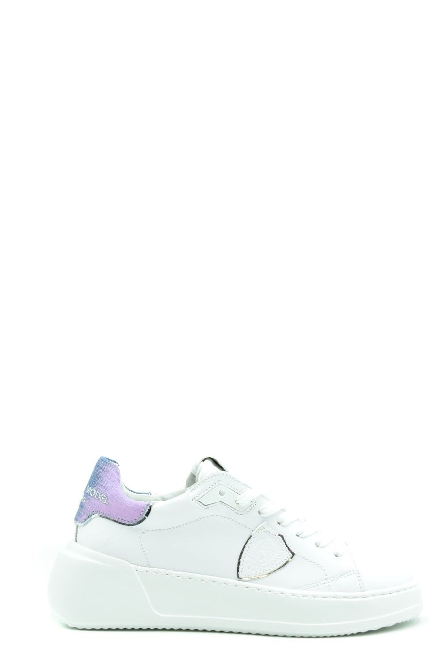 PHILIPPE MODEL  Sneakers Philippe Model da Donna in Pelle Bianca