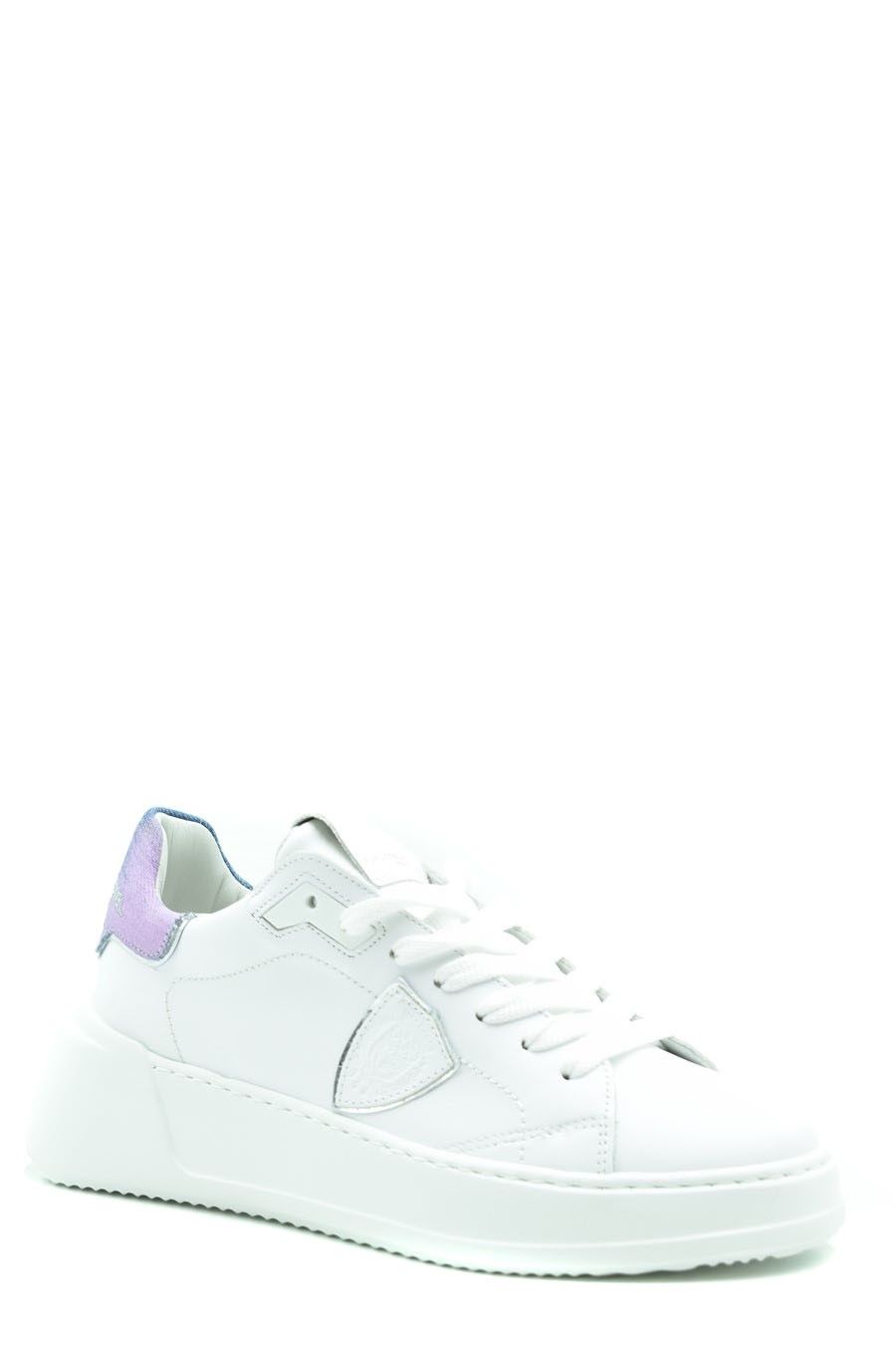 PHILIPPE MODEL  Sneakers Philippe Model da Donna in Pelle Bianca Acquista Ora