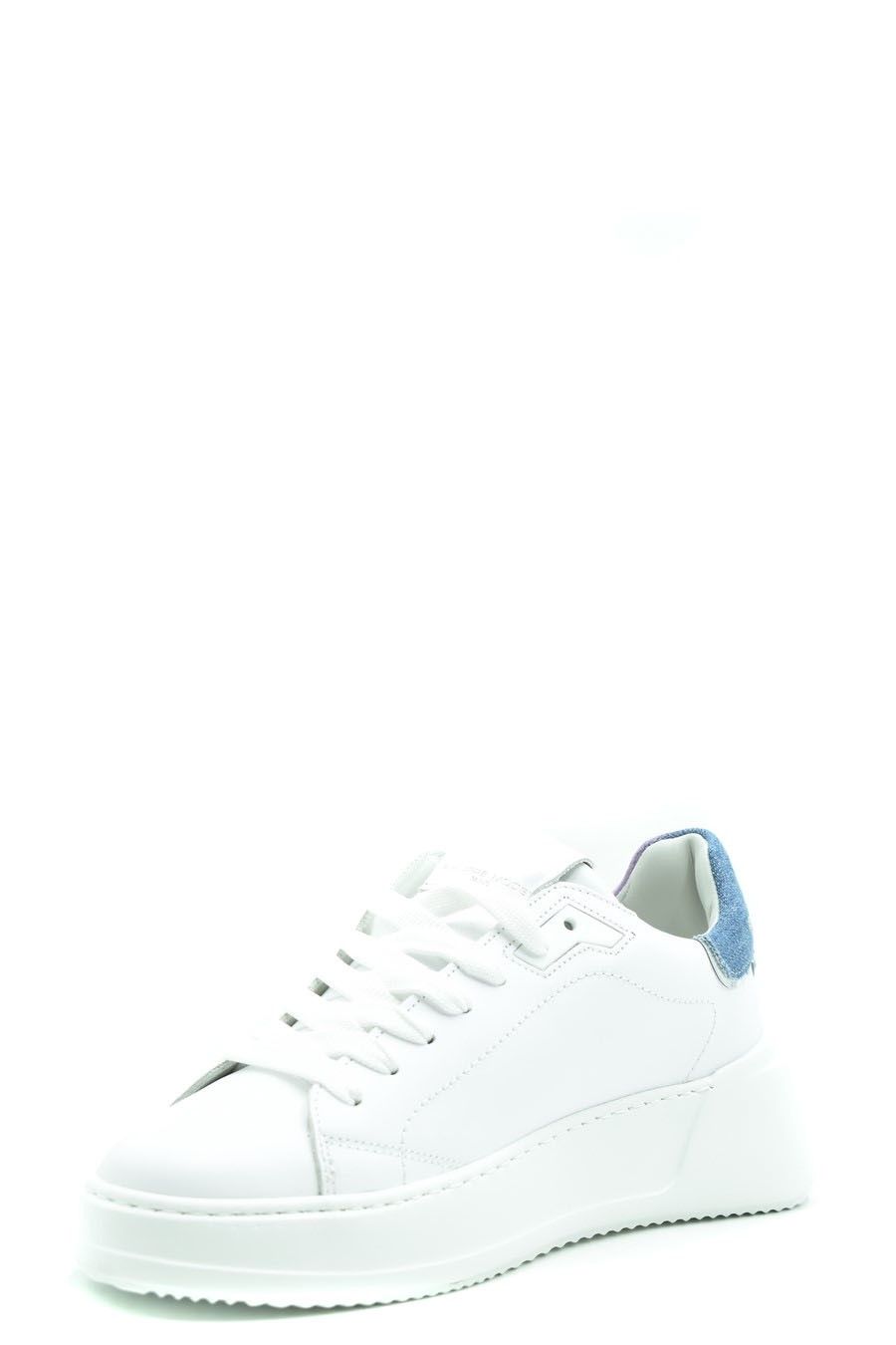 PHILIPPE MODEL  Sneakers Philippe Model da Donna in Pelle Bianca Acquista Ora
