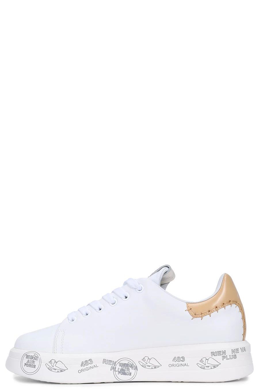 PREMIATA  Sneakers di Pelle Multicolore Premiata BELLEVAR6711 per Donne Consegna Veloce