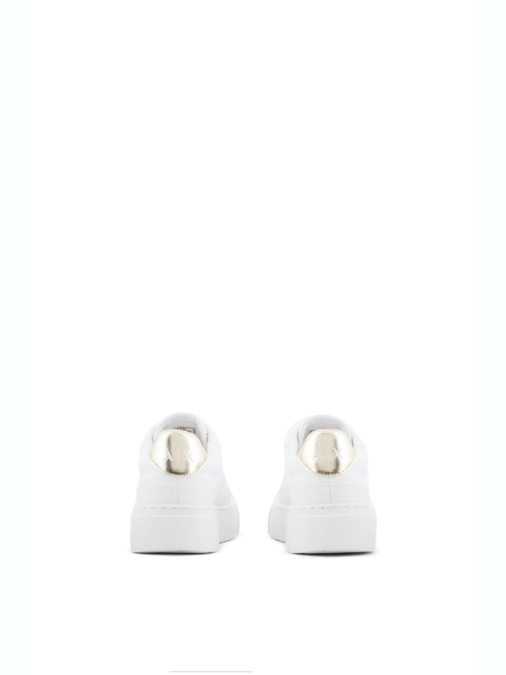 ARMANI EXCHANGE  Sneakers in Pelle Bianca Armani Exchange - Scarpe Sportive da Donna Fino Al -60%