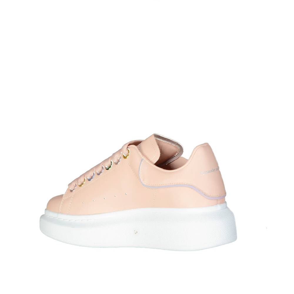 ALEXANDER MCQUEEN  Sneakers Oversize in Pelle Rosa Alexander McQueen Prezzo Ridotto