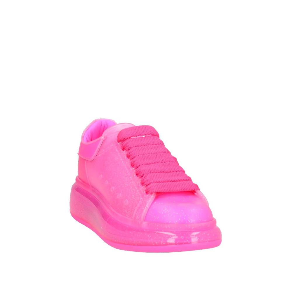 ALEXANDER MCQUEEN  Sneakers Oversize Glitter Rosa di Alexander McQueen Novità