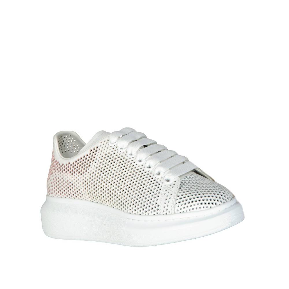 ALEXANDER MCQUEEN  Sneakers Oversize in Pelle Bianca Alexander McQueen Presa