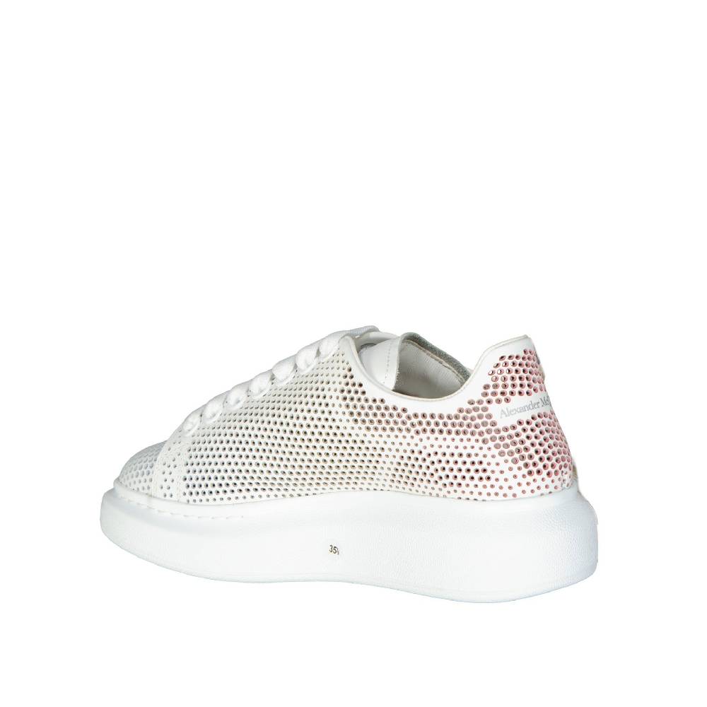 ALEXANDER MCQUEEN  Sneakers Oversize in Pelle Bianca Alexander McQueen Presa
