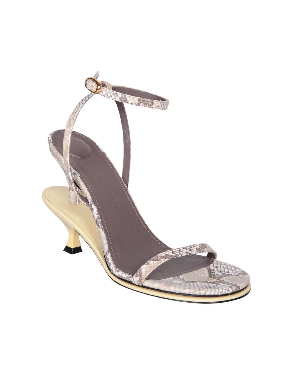 JACQUEMUS  Sandali Gialli in Pelle JACQUEMUS - Moda Donna Sconto