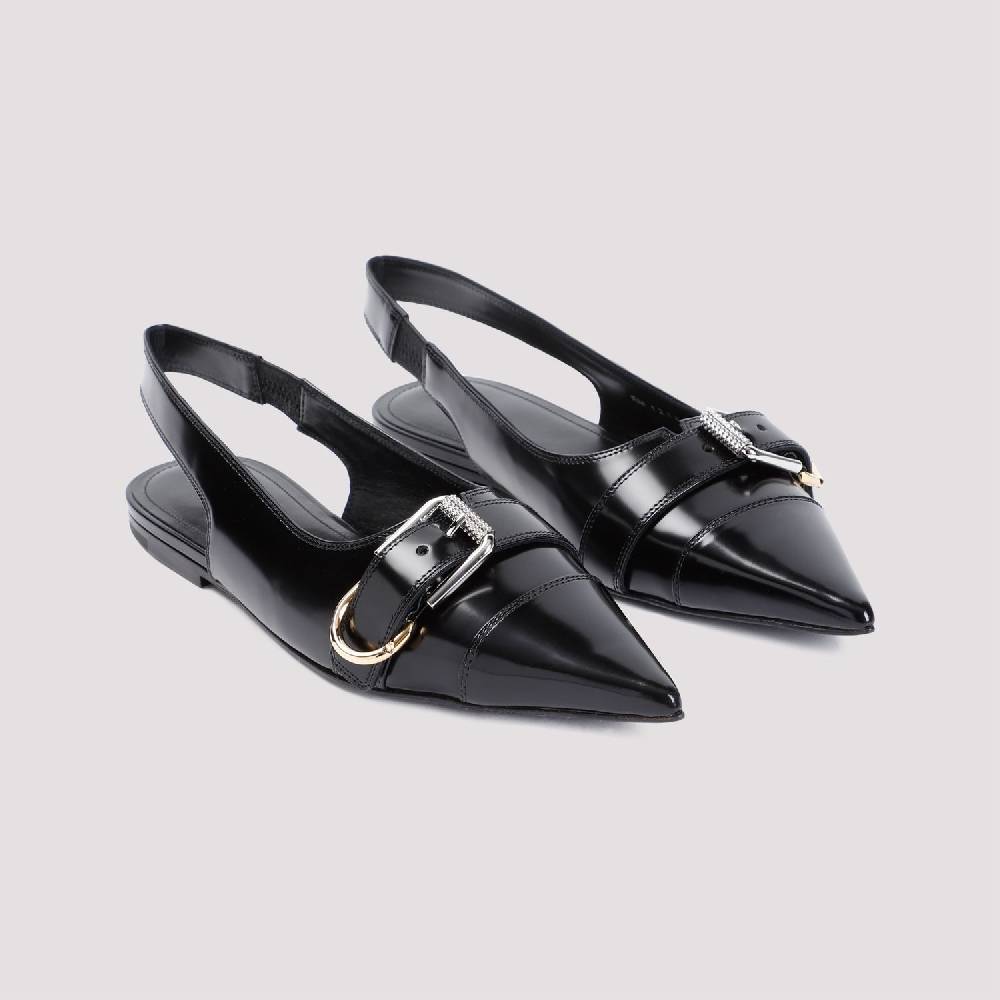 GIVENCHY  Ballerine Givenchy in Pelle di Vitello Nera Offerta