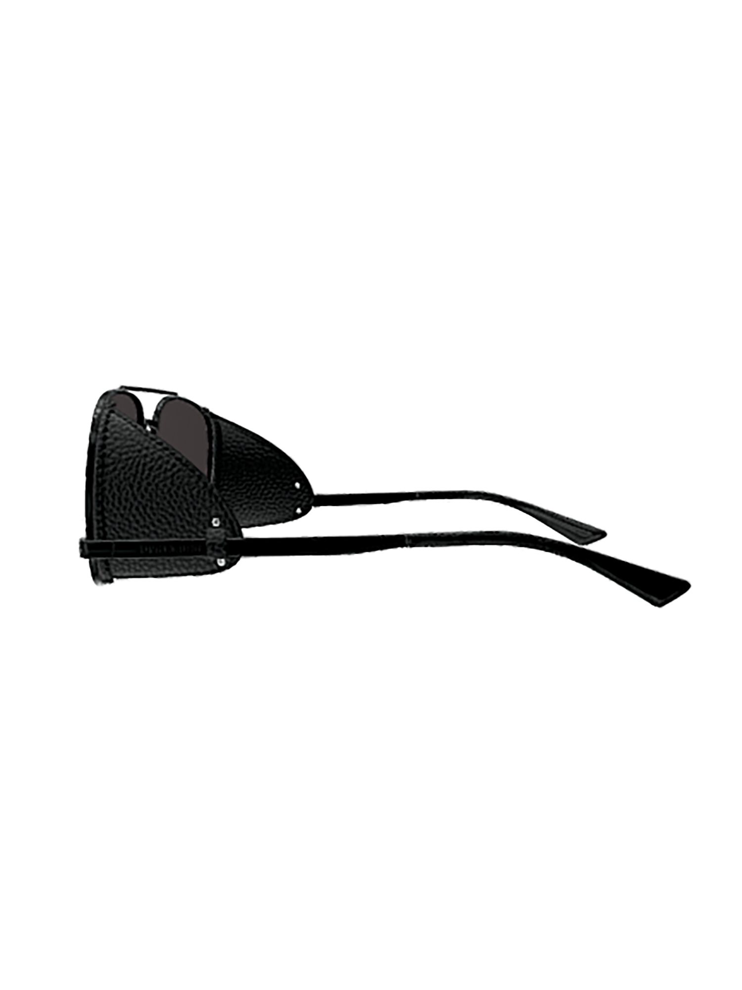 SAINT LAURENT  Occhiali da Sole Neri SAINT LAURENT SL 653 con Spoiler in Pelle per Donna Promozione Limitata
