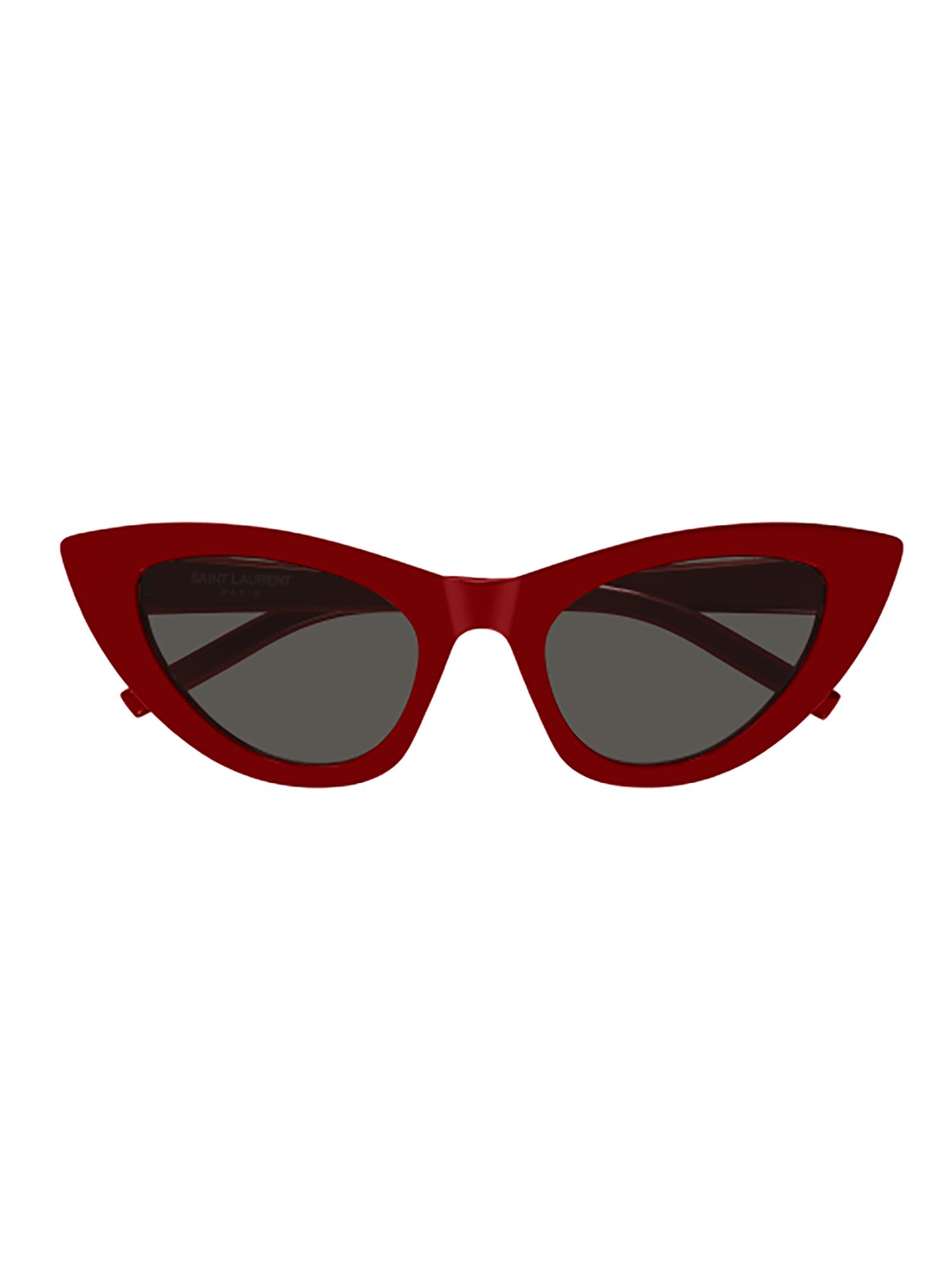 SAINT LAURENT Occhiali da Sole Saint Laurent SL 213 Lily in Acetato Rosso - Donna