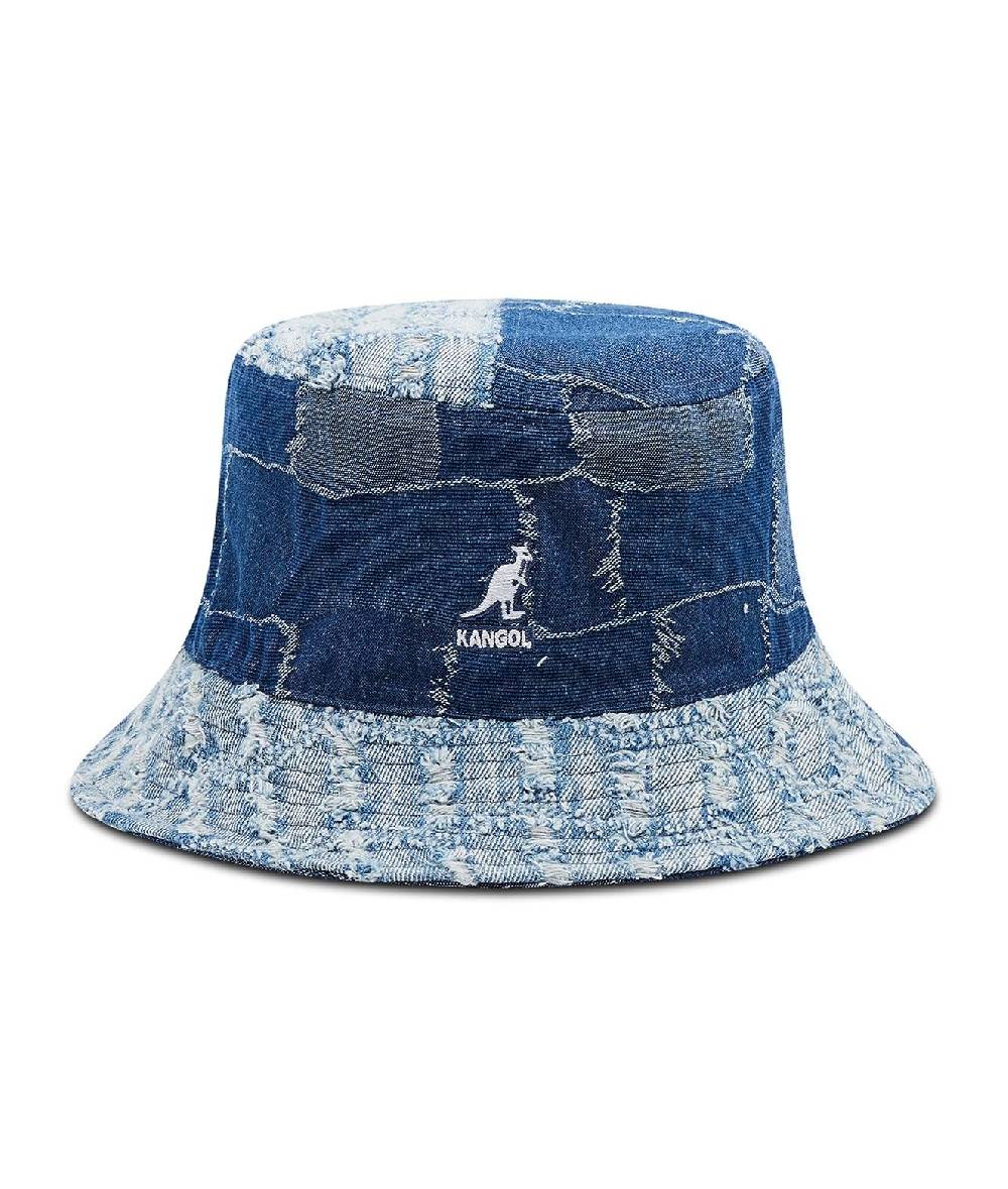 KANGOL  Cappello Secchiello in Denim Blu KANGOL da Donna Offerta