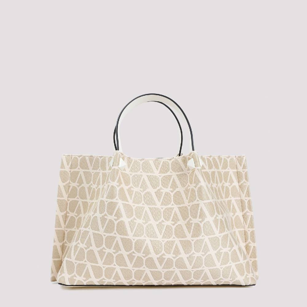 VALENTINO GARAVANI  Tote Medium VLogo Firma Valentino Garavani Color Nudo Vendita Calda