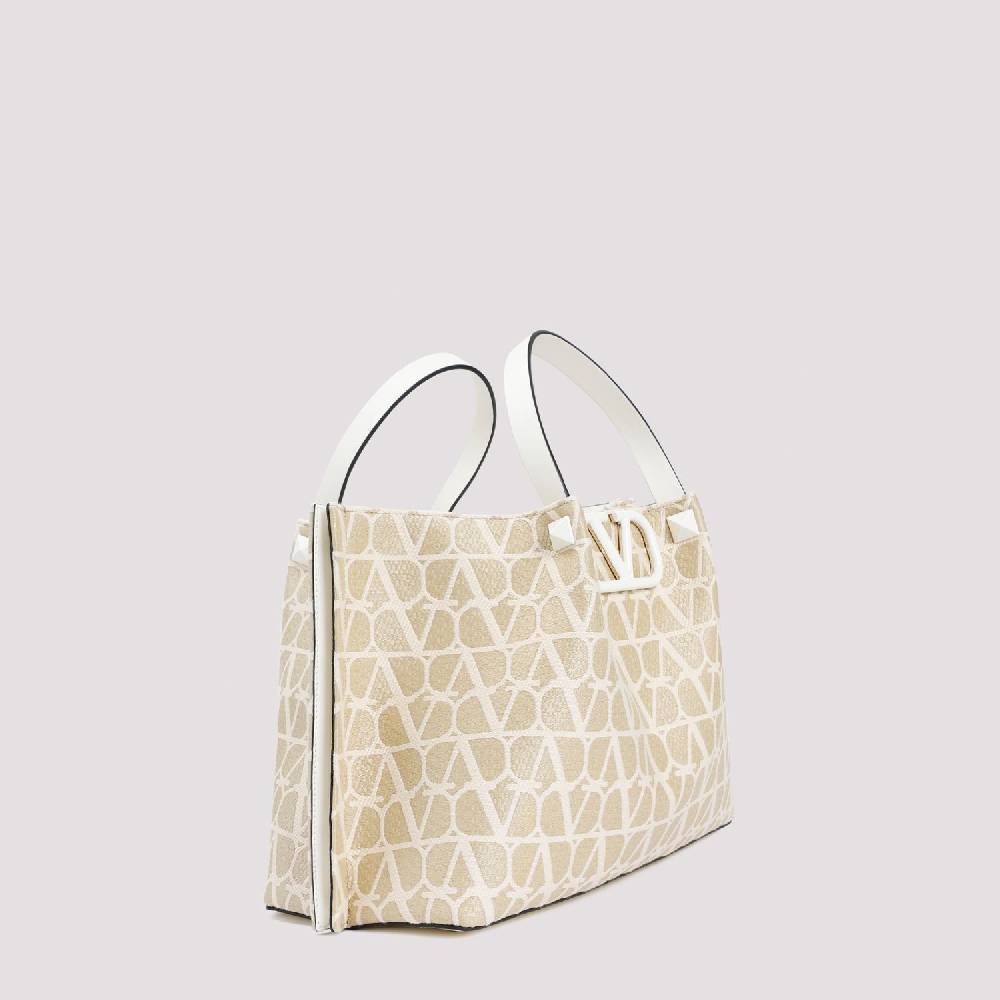 VALENTINO GARAVANI  Tote Medium VLogo Firma Valentino Garavani Color Nudo Vendita Calda