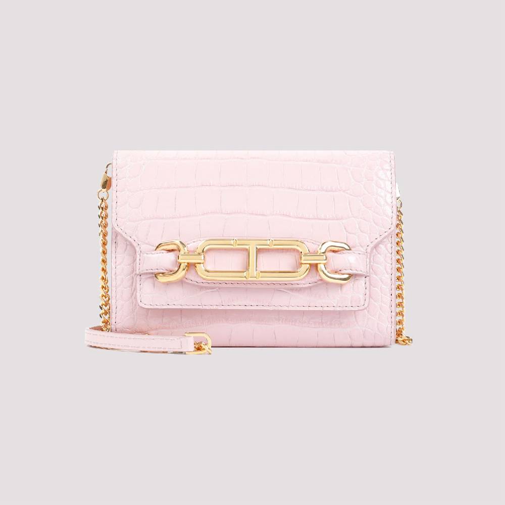 TOM FORD  Borsa da Donna in Pelle Coccodrillo Rosa Tom Ford Vendite Flash