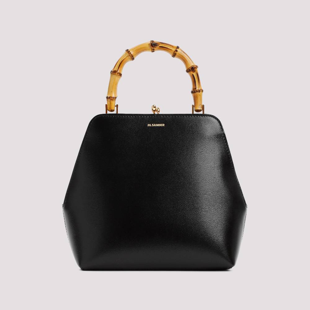 JIL SANDER  Borsa a Spalla Piccola Jil Sander Goji Nera in Pelle Negozio