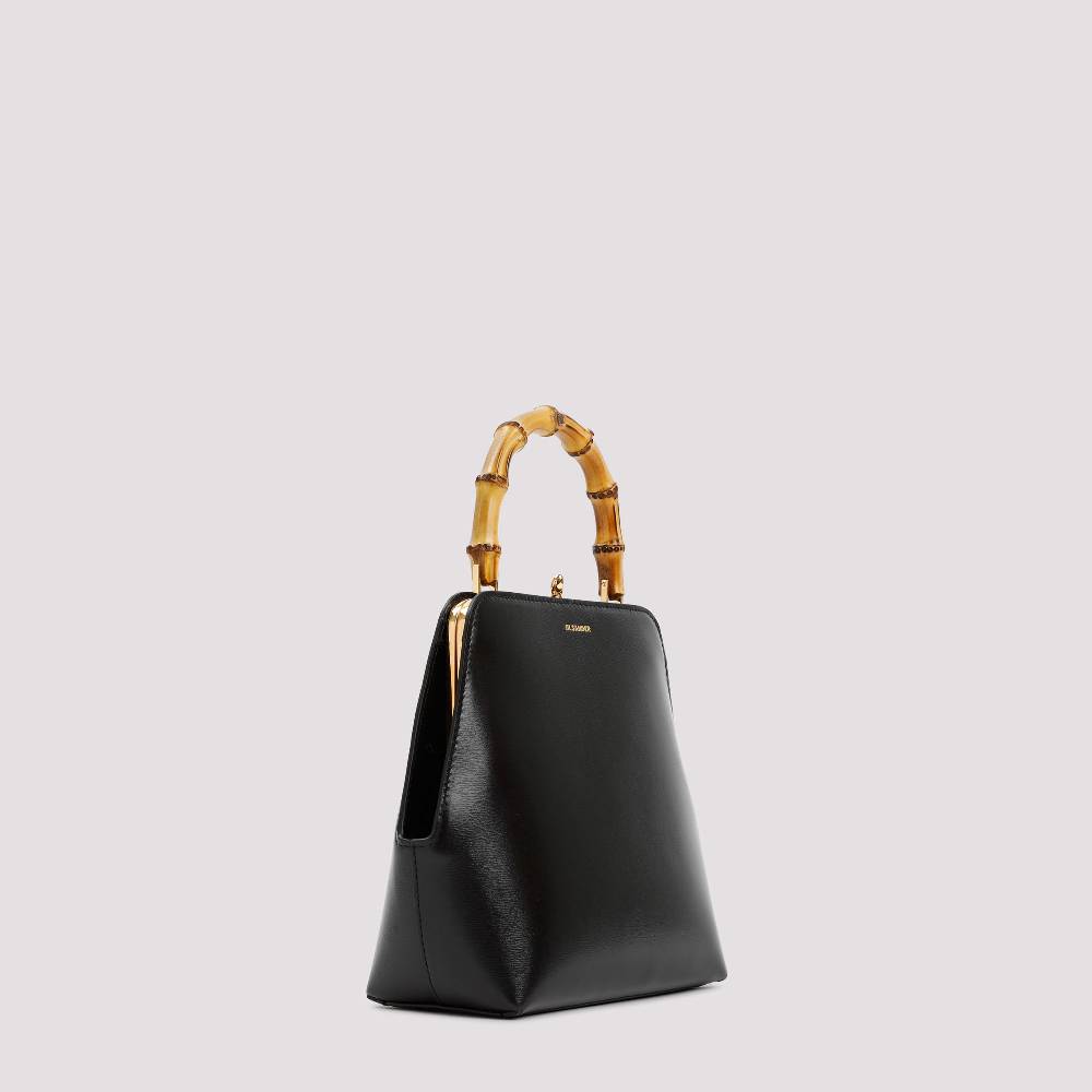 JIL SANDER  Borsa a Spalla Piccola Jil Sander Goji Nera in Pelle Negozio