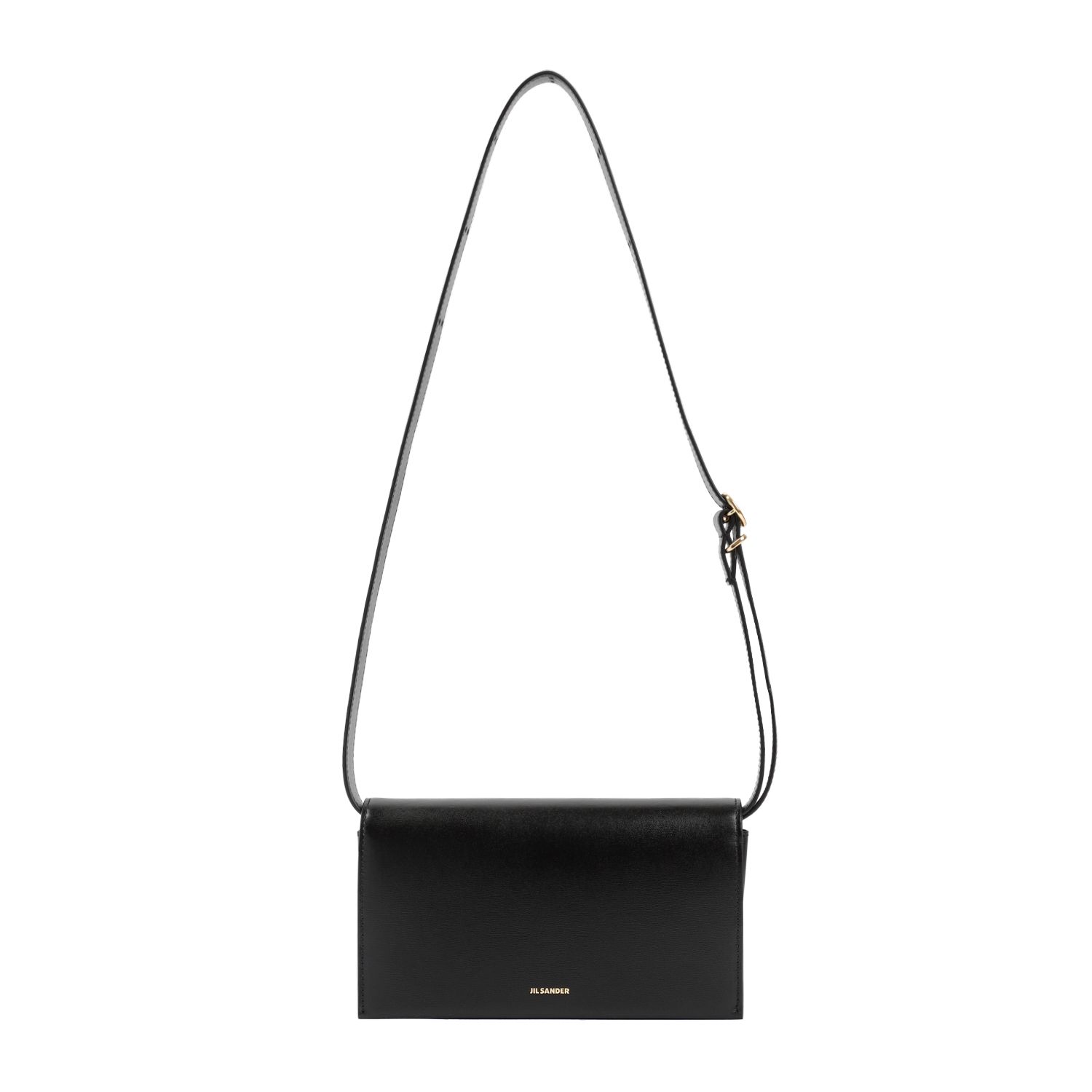 JIL SANDER Borsa da Donna Jil Sander in Pelle di Vitello Nera con Fibbia