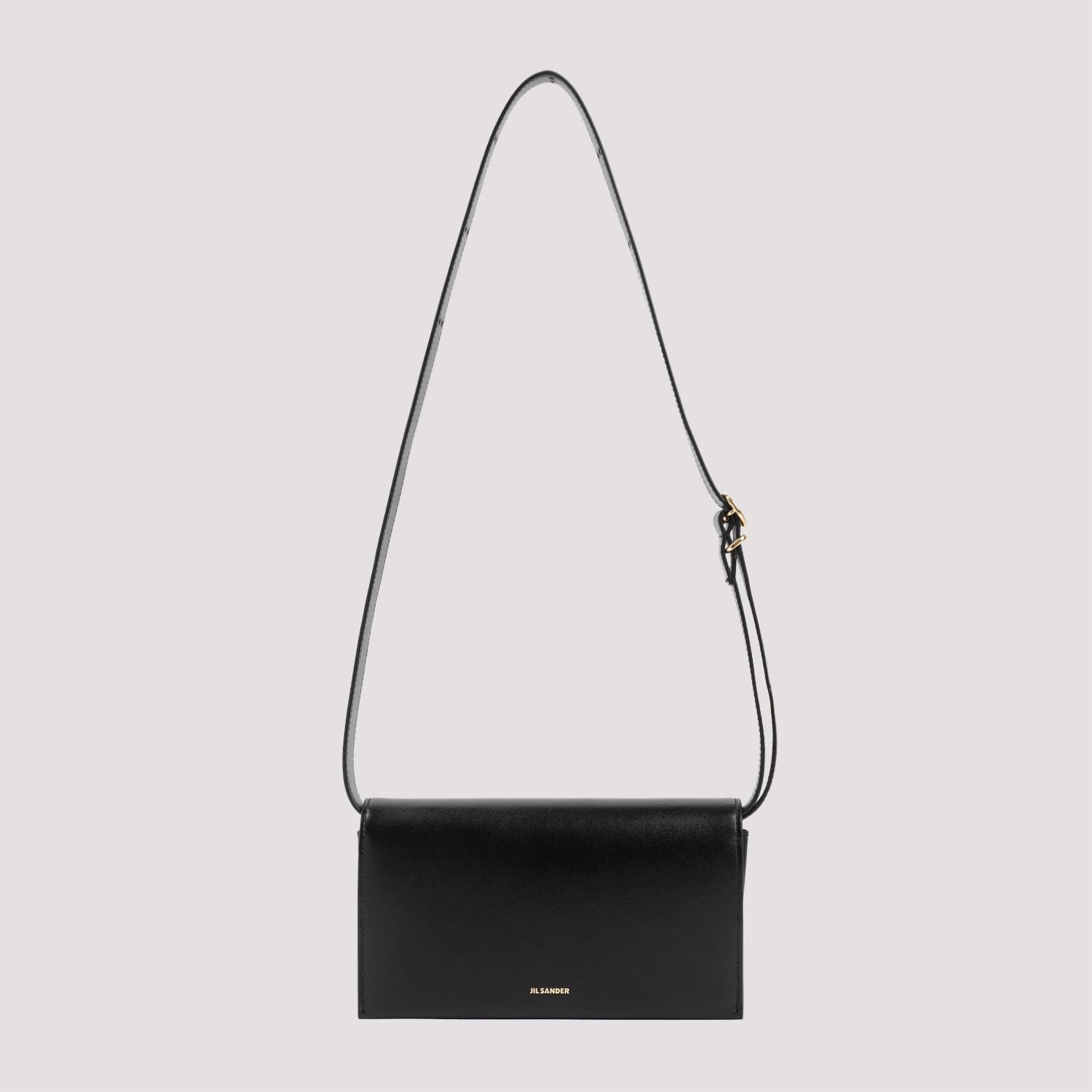 JIL SANDER  Borsa da Donna Jil Sander in Pelle di Vitello Nera con Fibbia In Saldo