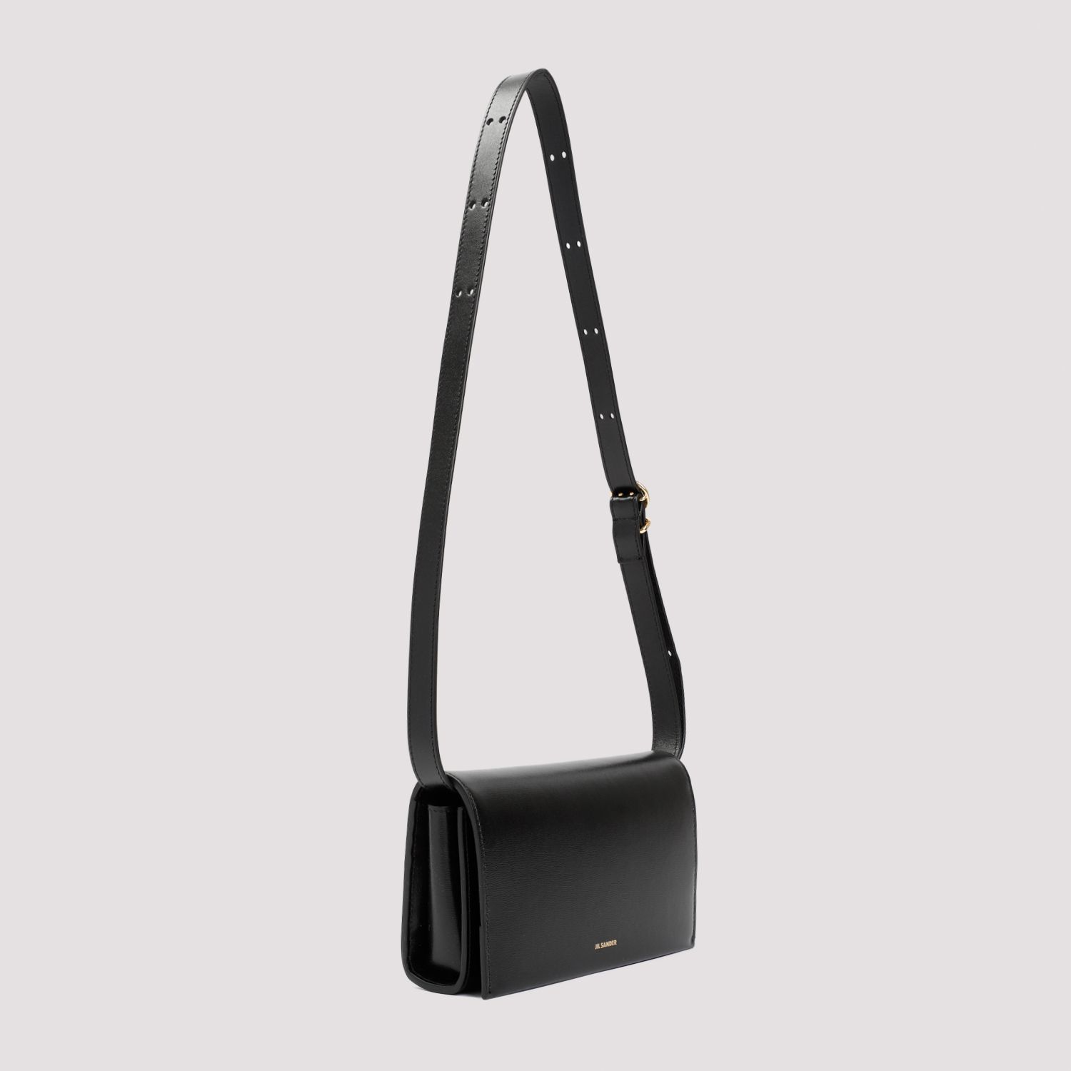 JIL SANDER  Borsa da Donna Jil Sander in Pelle di Vitello Nera con Fibbia In Saldo